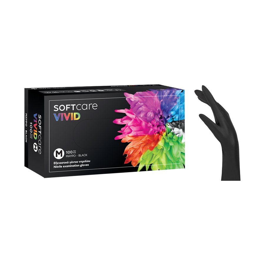 black-vivid-new_900x900-900x900 (1) Soft Care Vivid Γάντια Νιτριλίου - Μαύρο